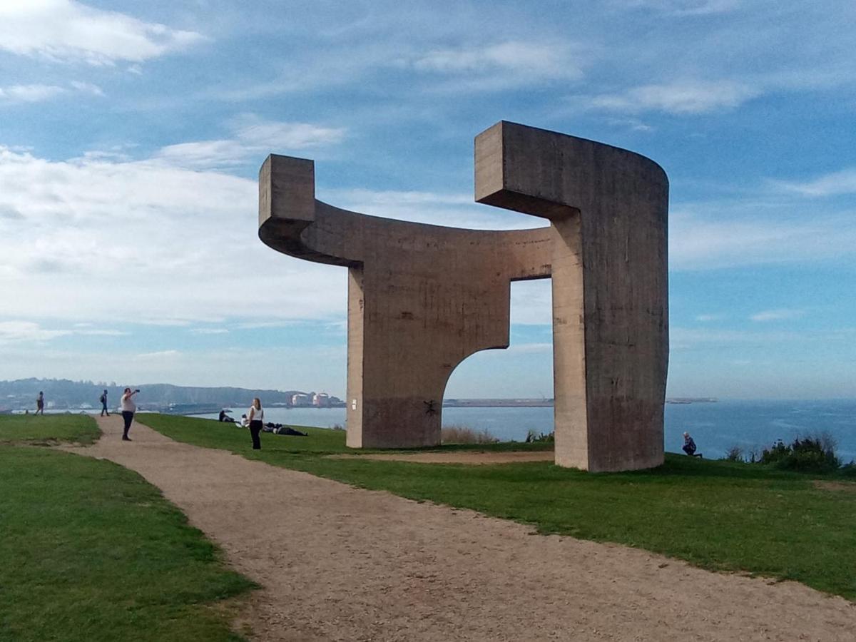 Les casetes de San Lorenzo Gijón Exterior foto